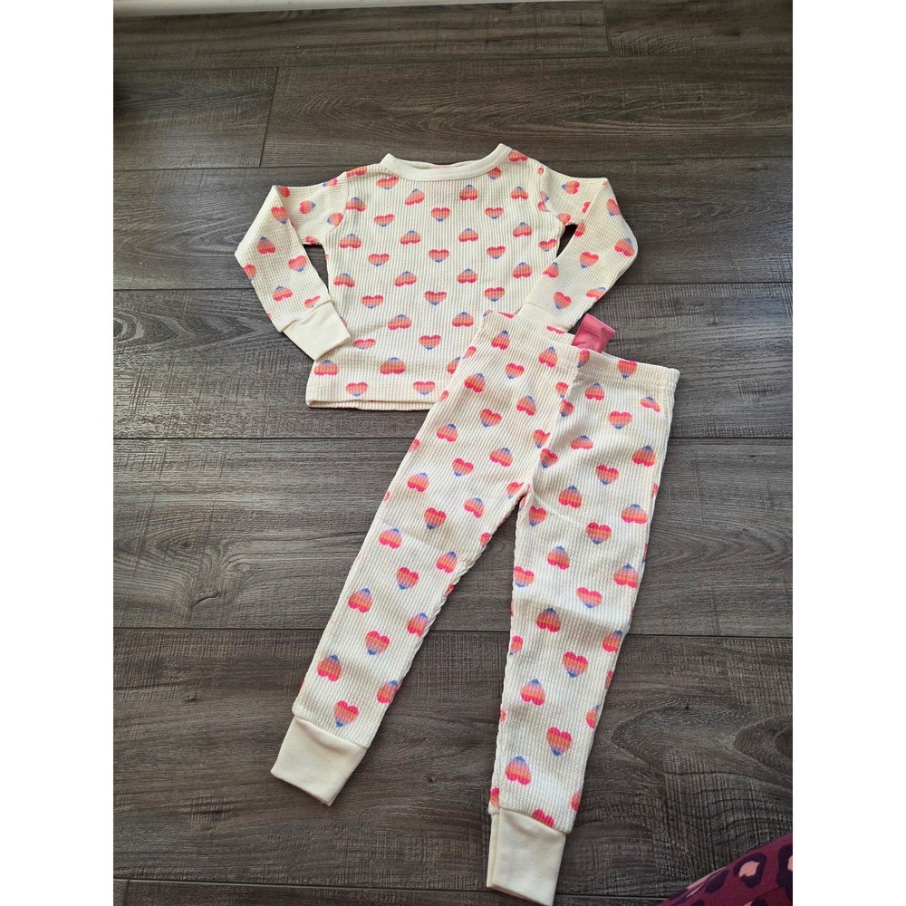 Boutique toddler girl‎ waffle knit pjs 2t